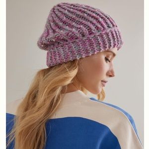 By Anthropologie Pink Pearl Beanie Hat